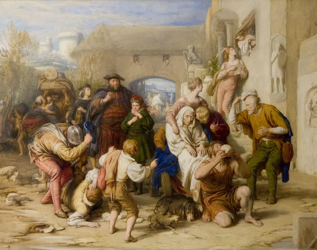 As Sete idades do homem («Como gostais», ato II, cena 7), William Mulready