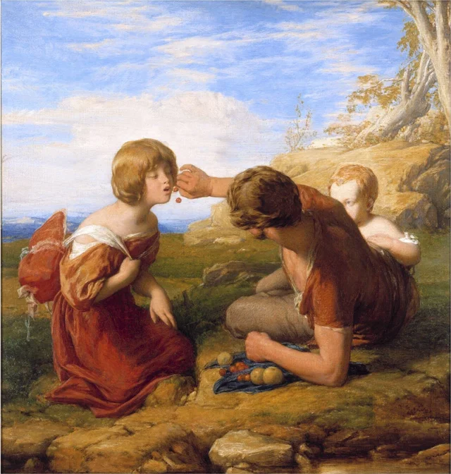 Abra a boca e feche os olhos, William Mulready