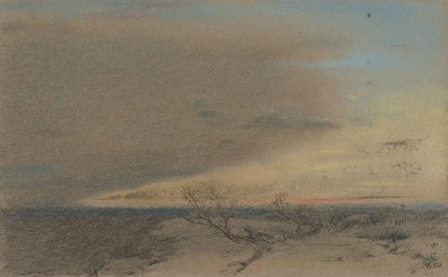 Escena de brezal con cielo claro, William Mulready