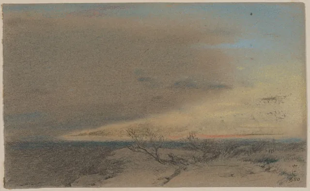 Cena de charneca sob um céu claro, William Mulready