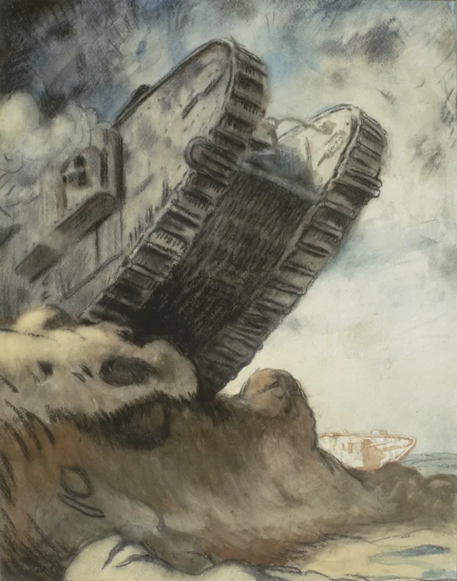 Um tanque, William Orpen