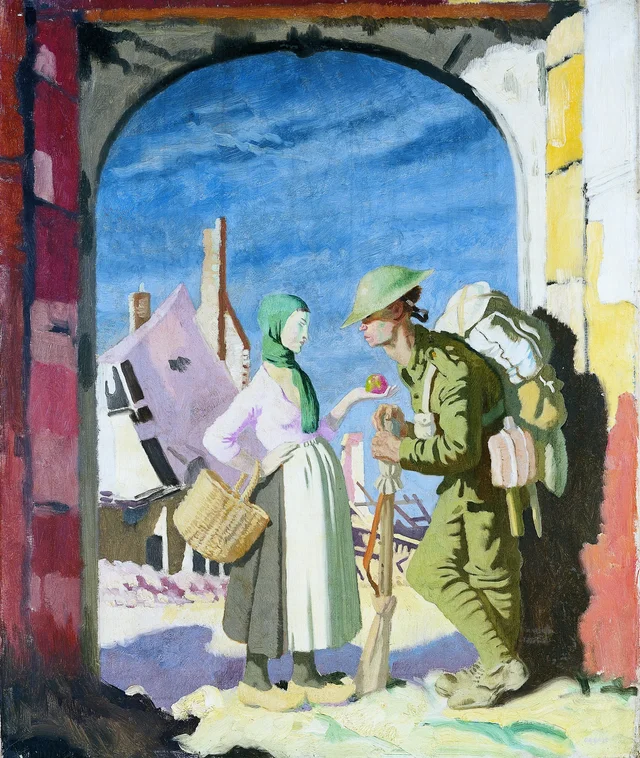 Adão e Eva em Péronne, William Orpen