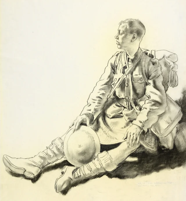 Después de una pelea, William Orpen
