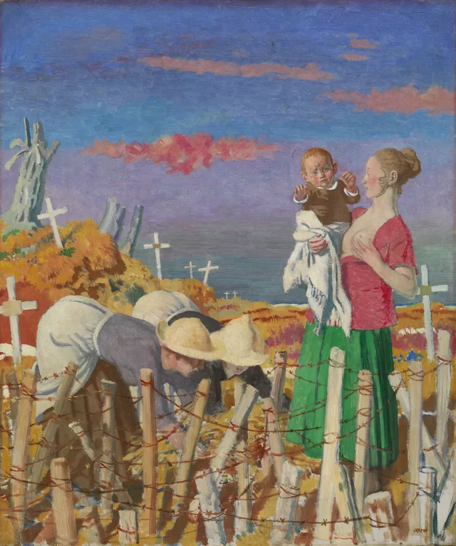 Colheita, 1918, William Orpen