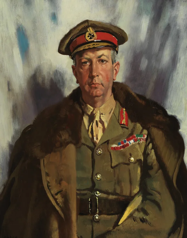El teniente general sir Arthur Currie, GCMG, KCB, William Orpen