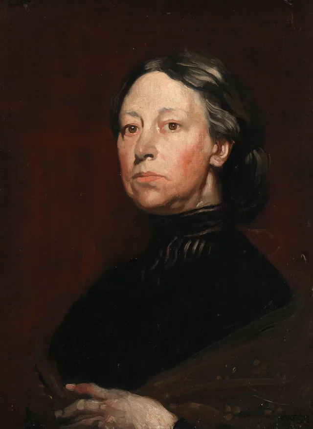 Retrato de Augusta Gregory (1852-1932), dramaturga e folclorista