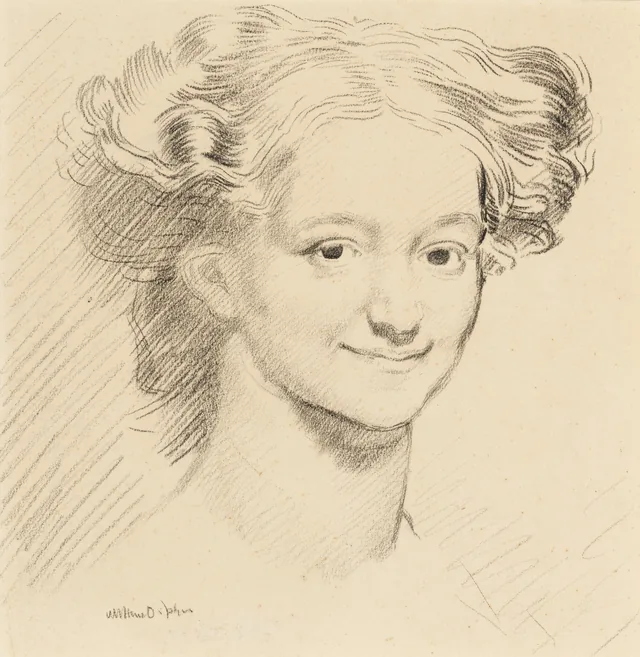 Retrato de Grace Gifford, estudo para «Jovem Irlanda»