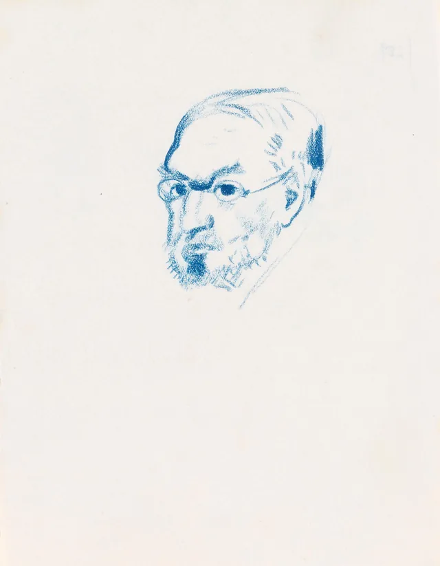 Retrato desenhado de Charles Wertheimer