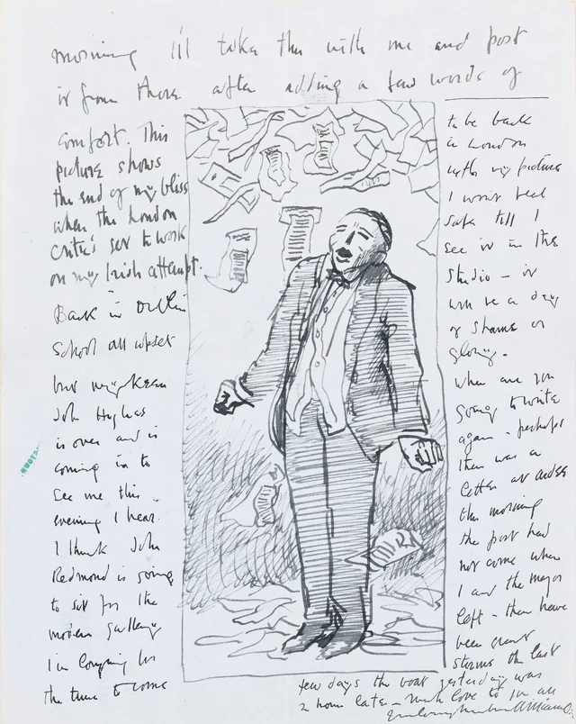 O Fim do Sr. Bliss (autorretrato), quando os críticos londrinos atacaram minha tentativa irlandesa