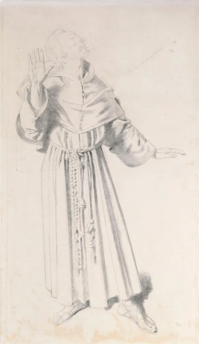 The Priest, Study for 'The Holy Well', William Orpen