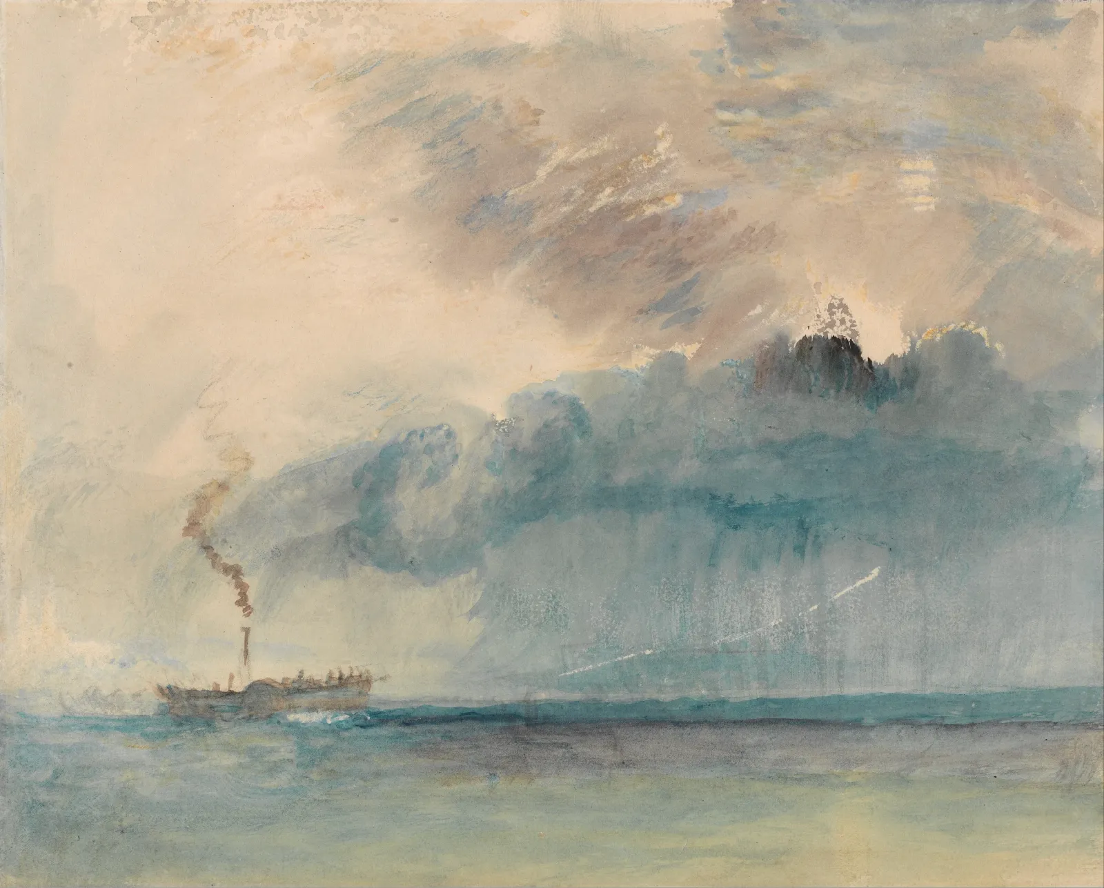 A Paddle-steamer in a Storm, J. M. W. Turner
