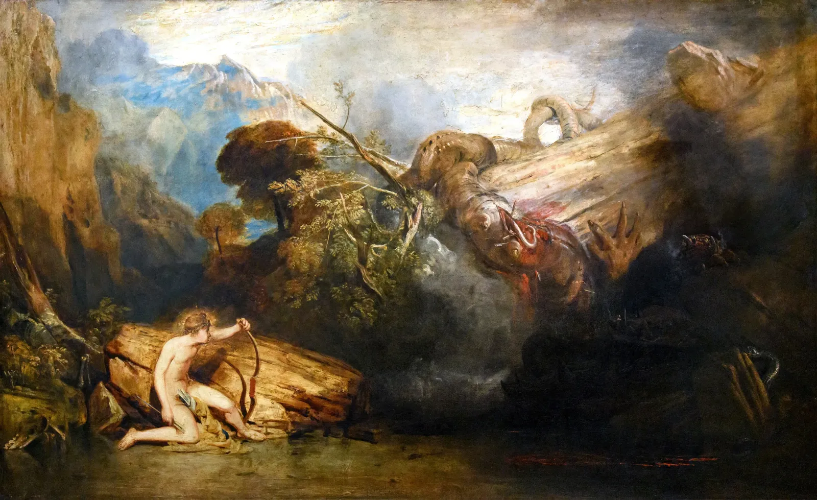 Apollon, et le python, J. M. W. Turner
