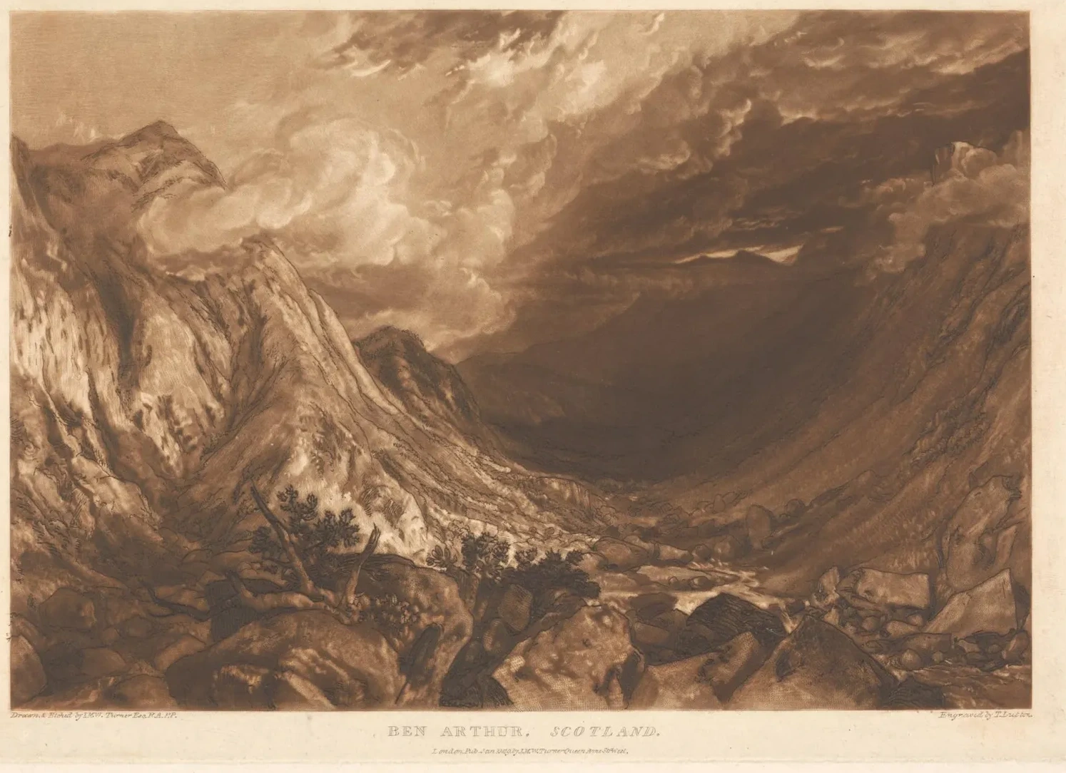 Ben Arthur, Scotland, J. M. W. Turner