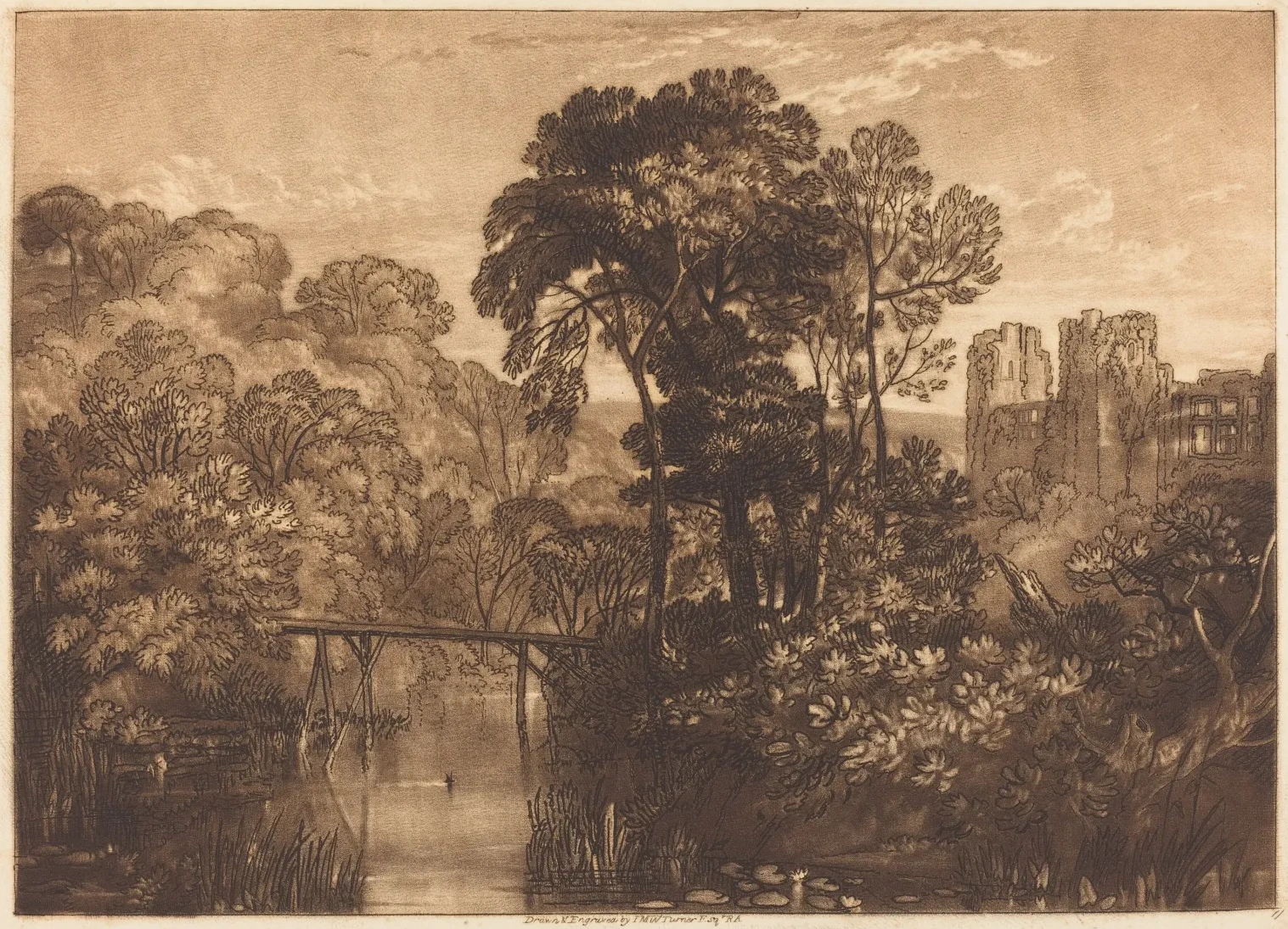 Le château de Berry Pomeroy, William Turner
