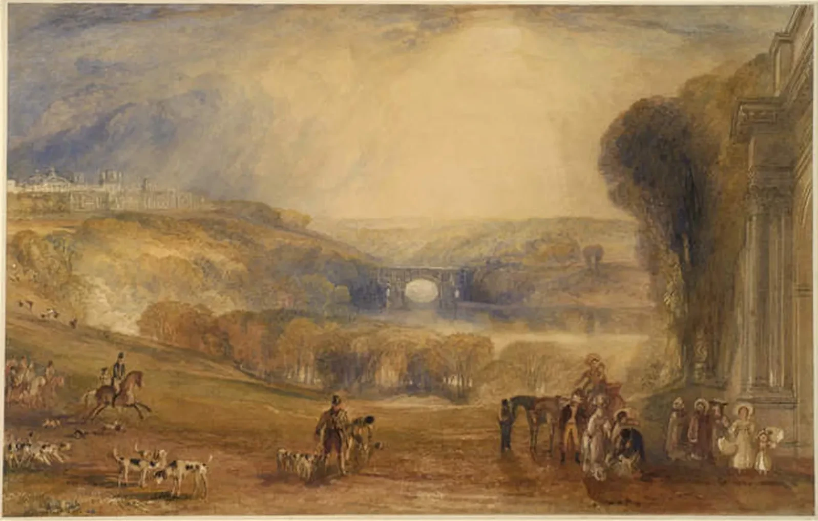 Blenheim House and Park, J. M. W. Turner
