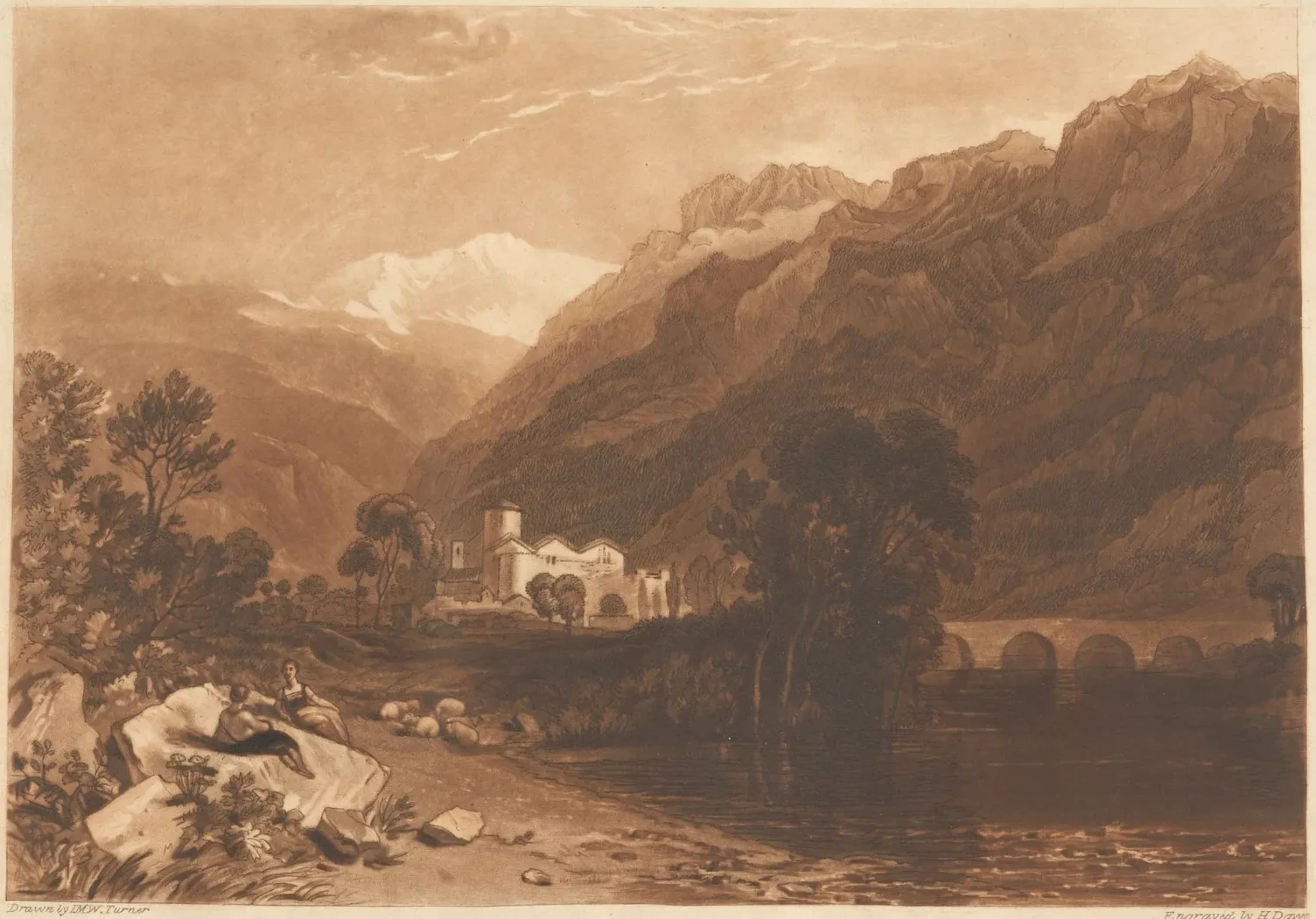 Bonneville, Savoy, J. M. W. Turner