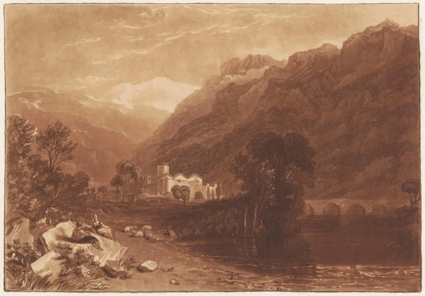 Bonneville, Savoy, J. M. W. Turner