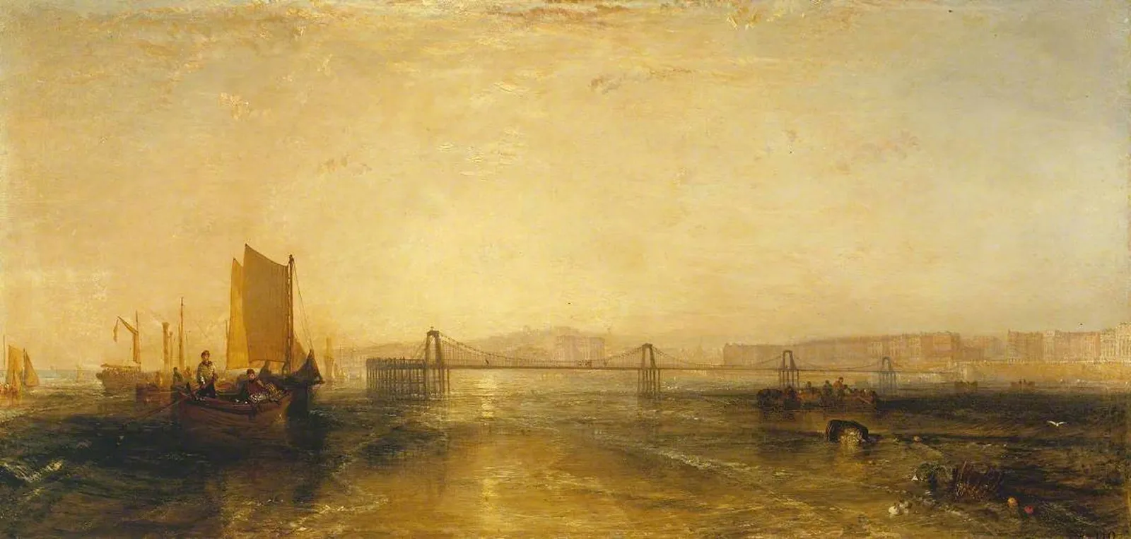 Brighton from the Sea, J. M. W. Turner