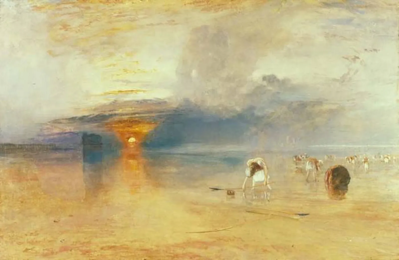 Calais Sands at Low Water - Poissards Collecting Bait, J. M. W. Turner