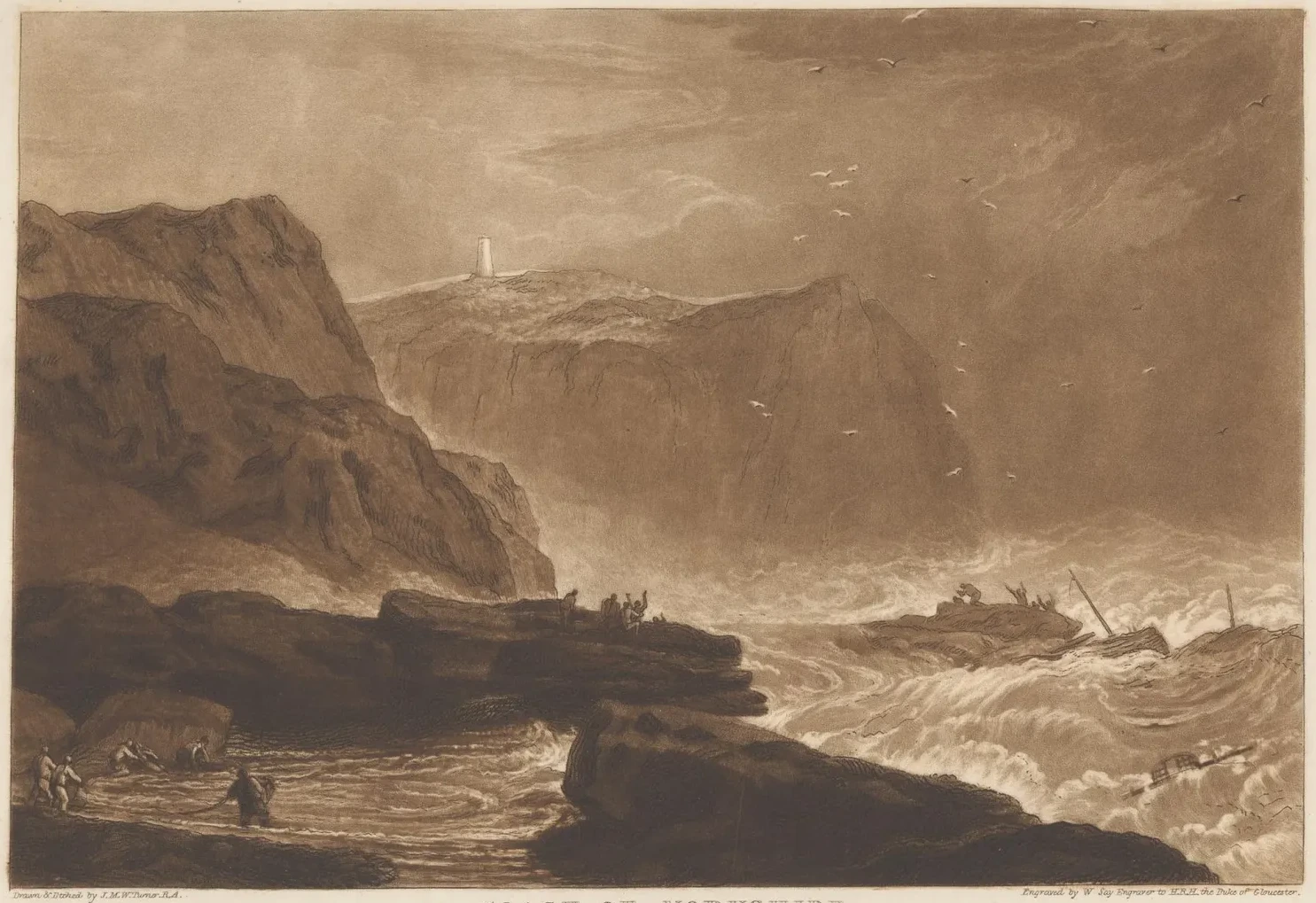 Coast of Yorkshire, J. M. W. Turner