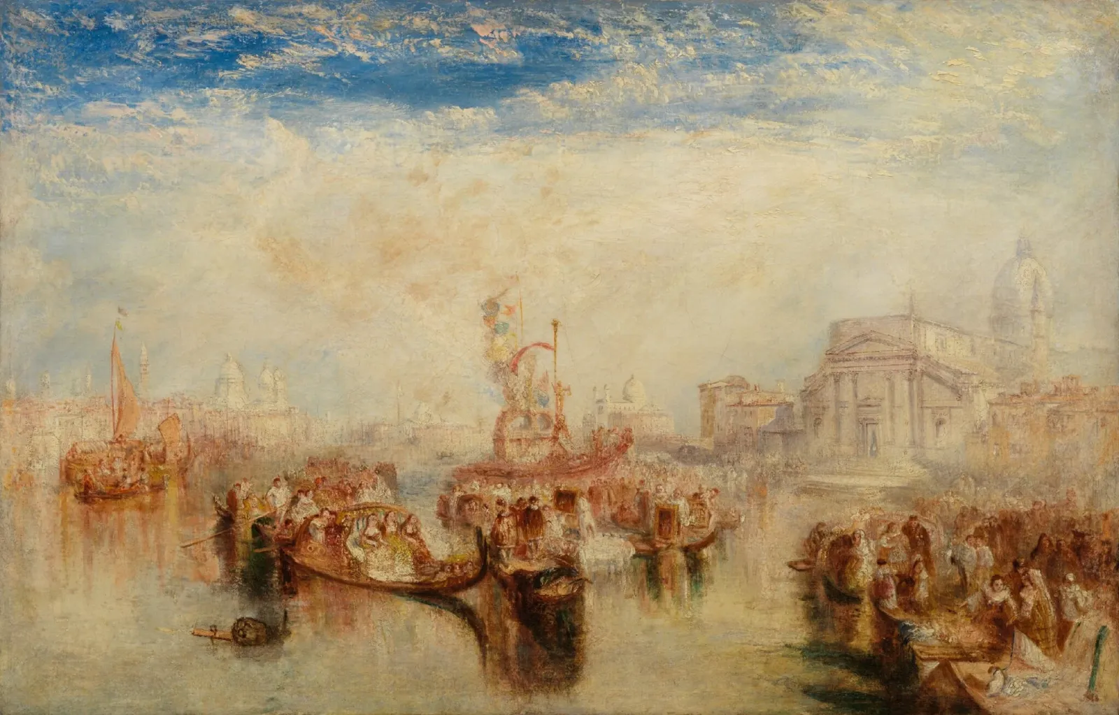 Depositing of John Bellini’s Three Pictures in La Chiesa Redentore, Venice, J. M. W. Turner