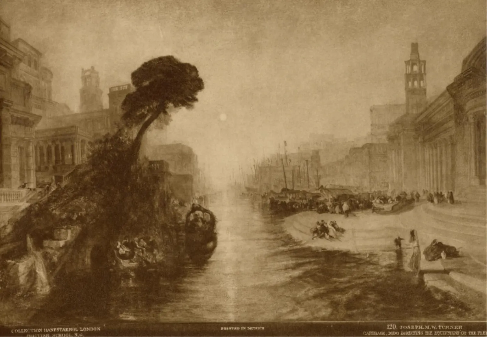 Dido Directing the Equipment of the Fleet, or the Morning of the Carthaginian Empire, J. M. W. Turner