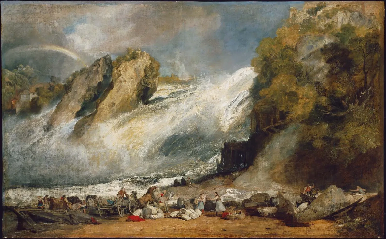 Fall of the Rhine at Schaffhausen, J. M. W. Turner