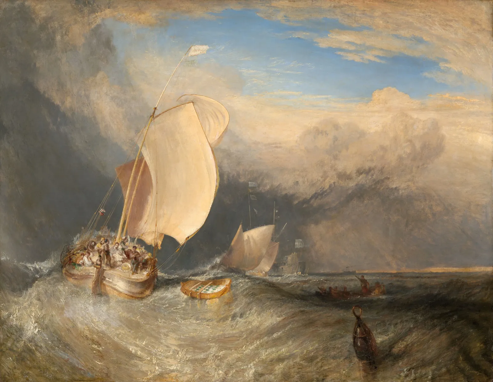 Fishing Boats with Hucksters Bargaining for Fish, J. M. W. Turner