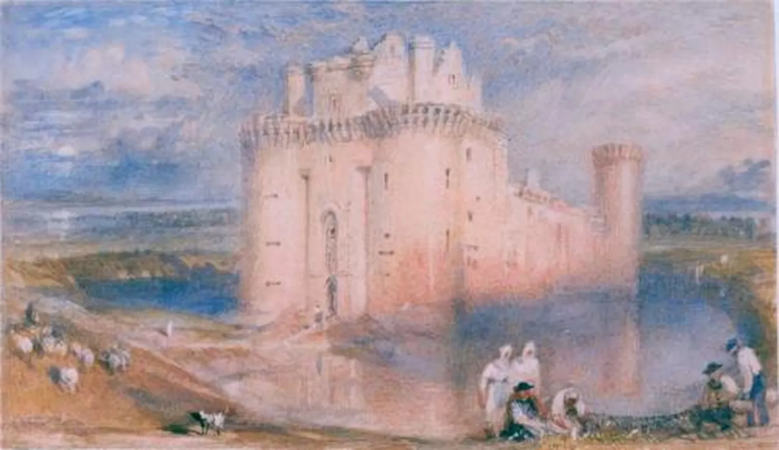 Joseph Mallord William Turner - Caerlaverock Castle, J. M. W. Turner