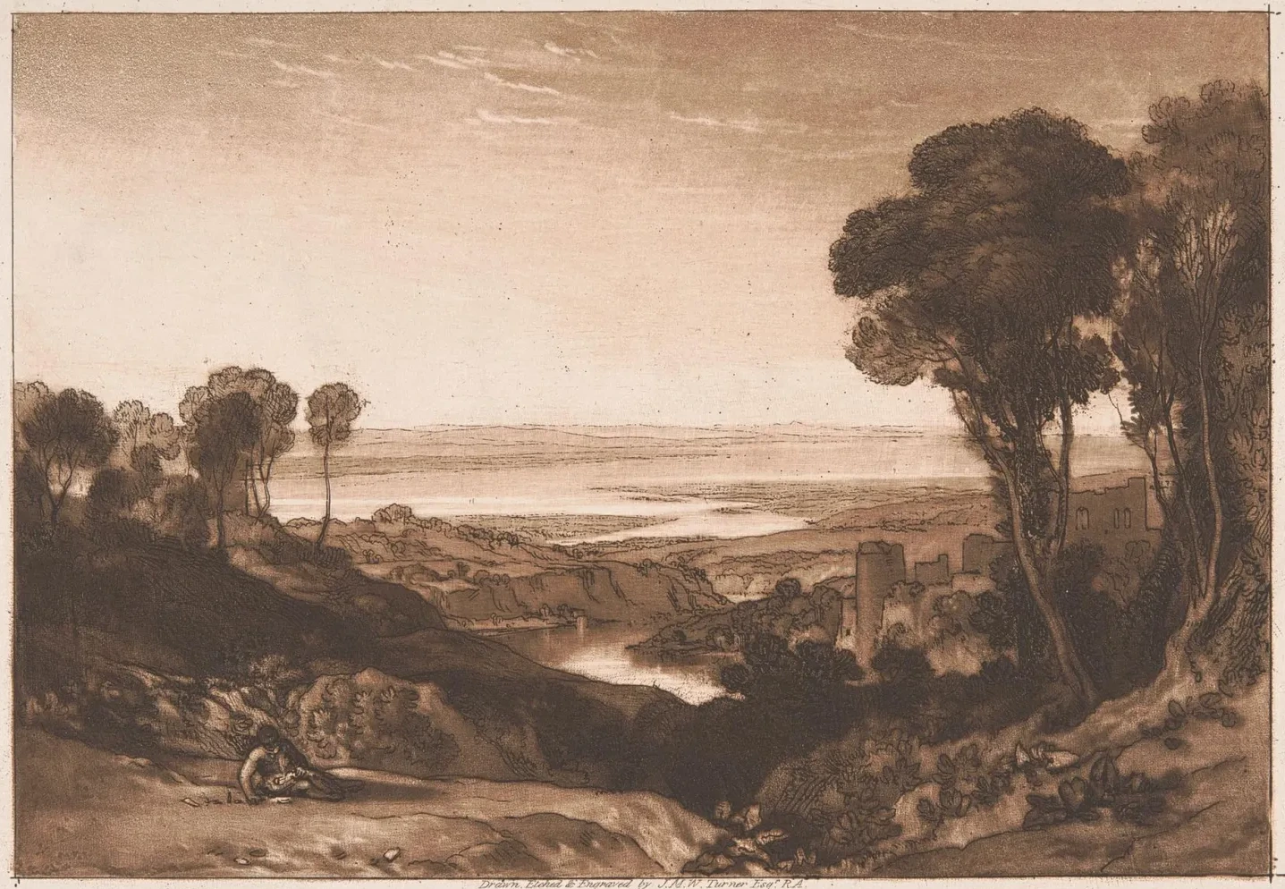 Junction of Severn and Wye, J. M. W. Turner