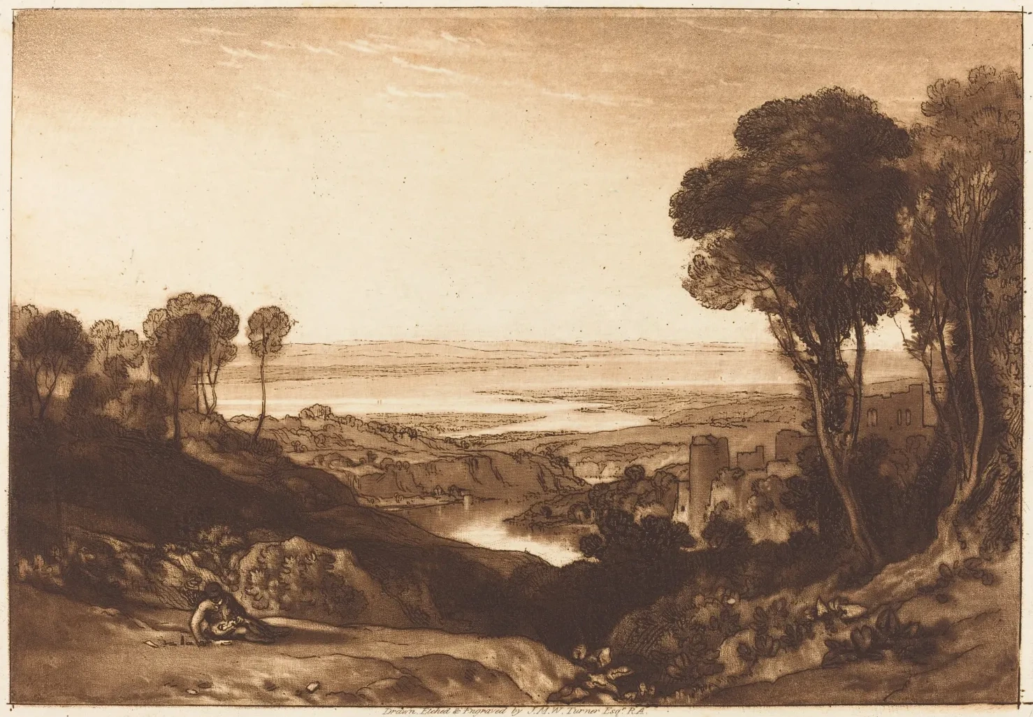 Junction of Severn and Wye, J. M. W. Turner