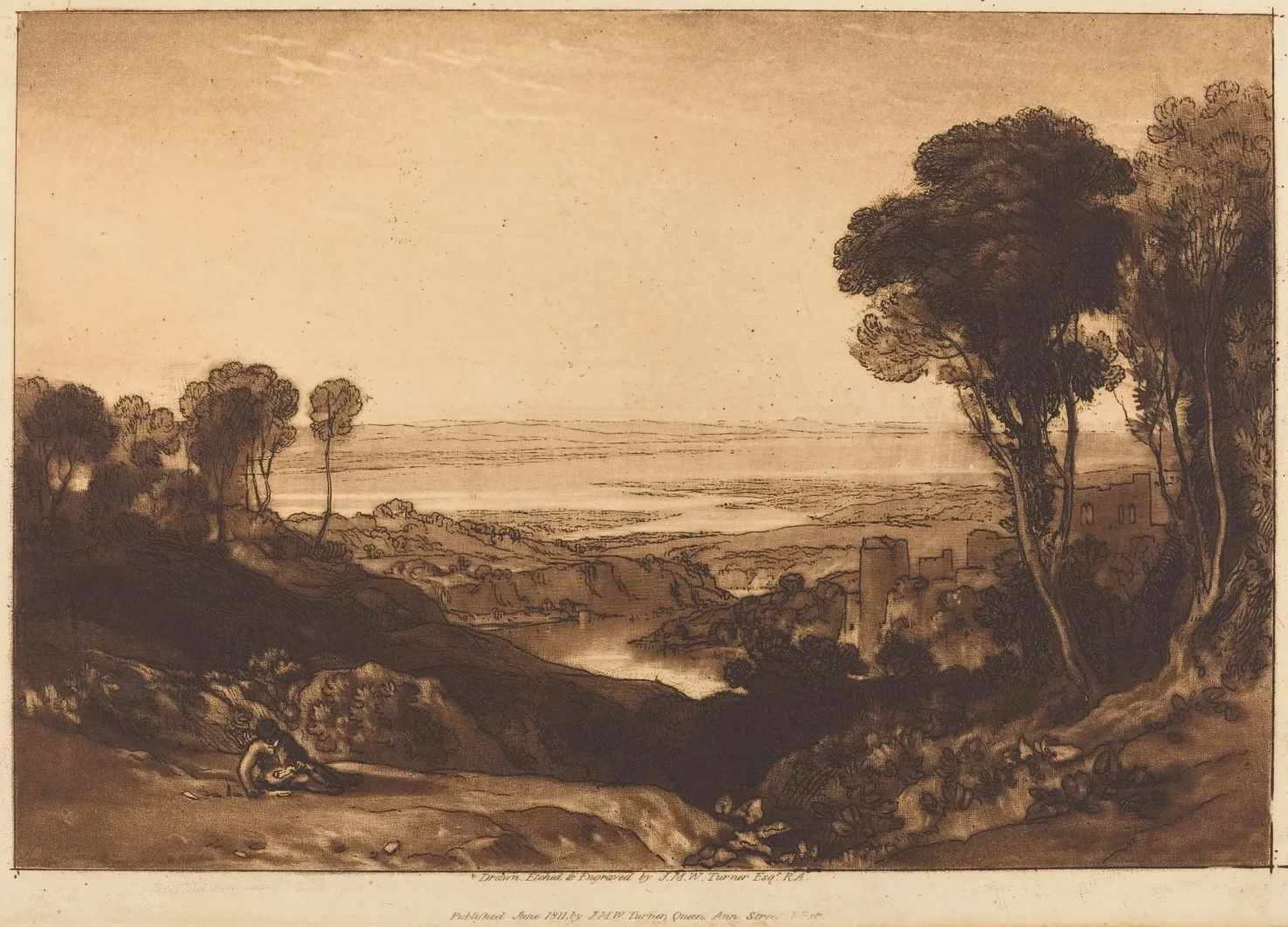 Junction of Severn and Wye, J. M. W. Turner