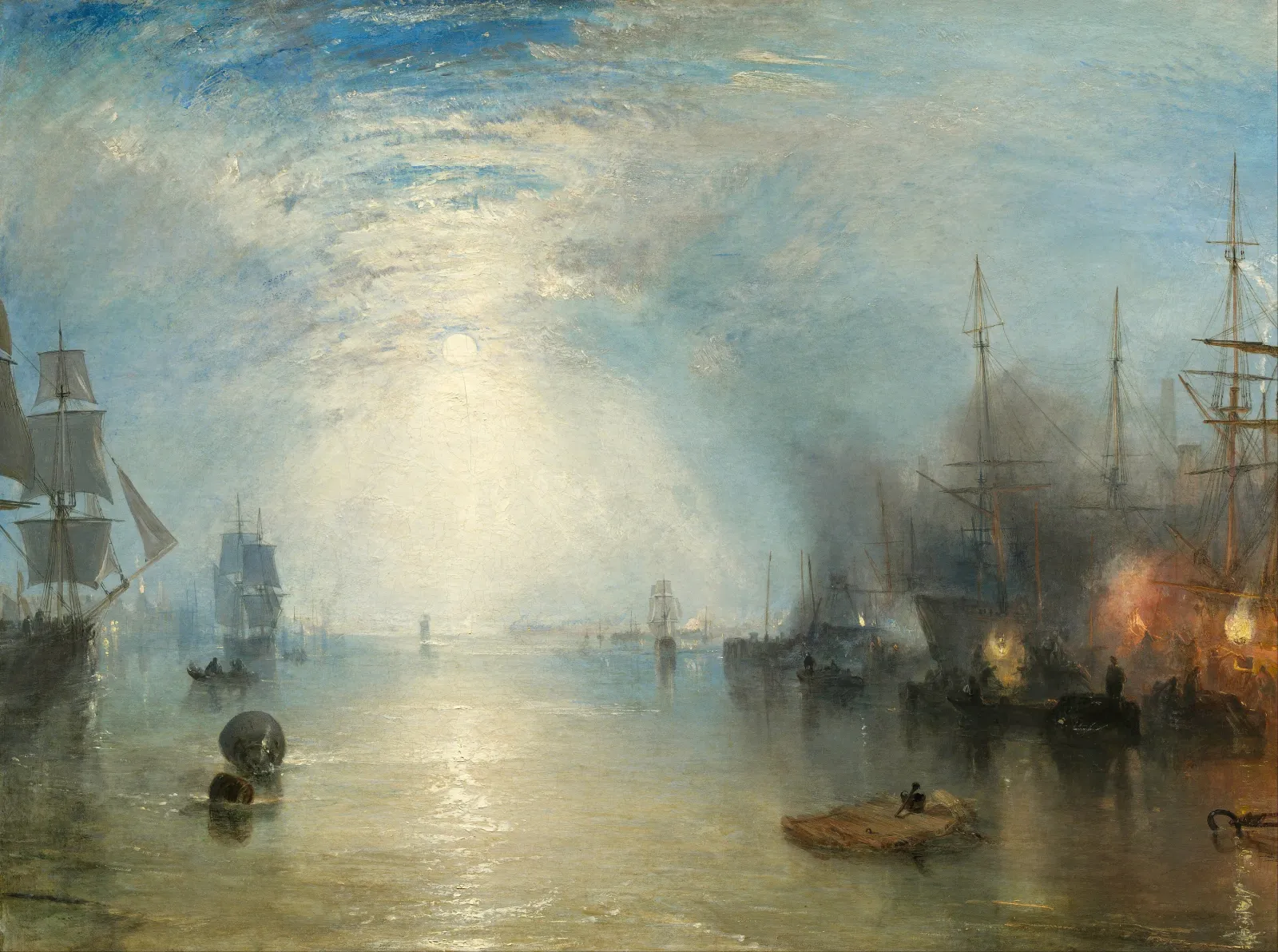 Keelmen Heaving in Coals by Moonlight, J. M. W. Turner