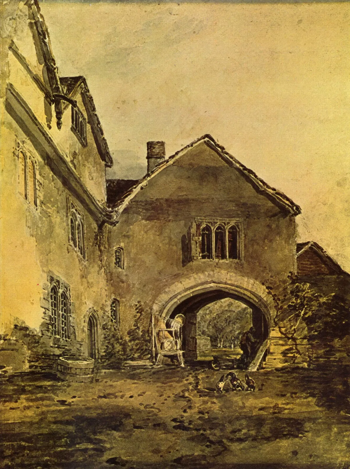 L'Entrée d'un manoir, J. M. W. Turner
