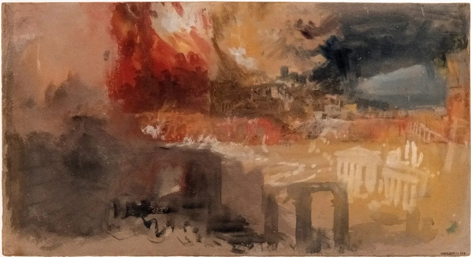 L'incendie de Rome, J. M. W. Turner