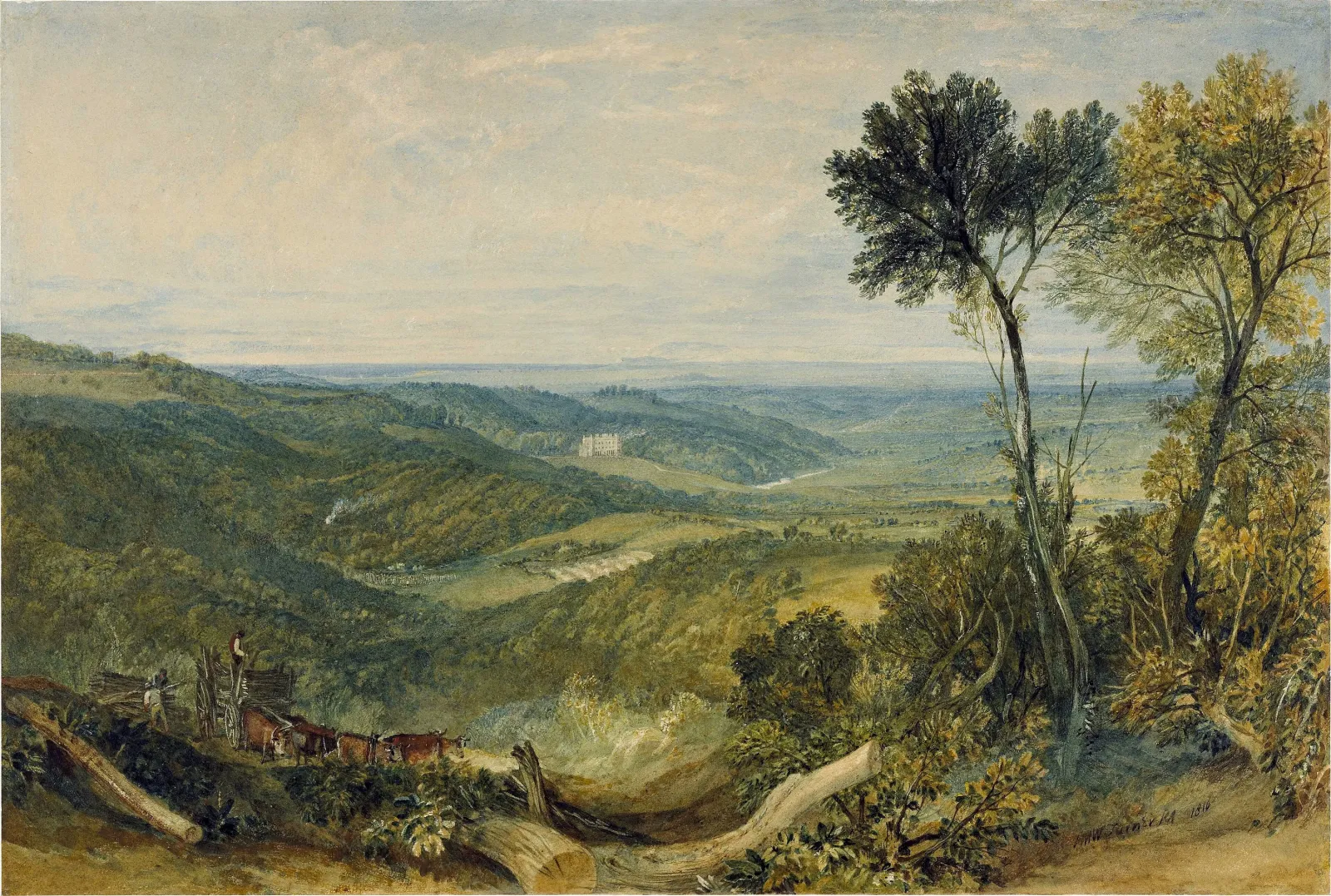 La Vallée d'Ashburnham, J. M. W. Turner