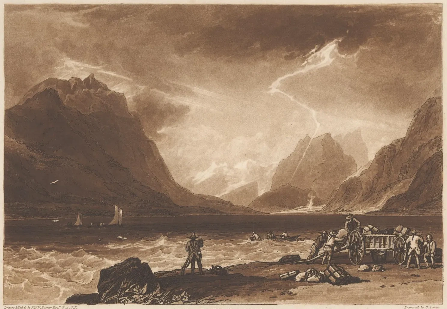 Lake of Thun, Switzerland, J. M. W. Turner