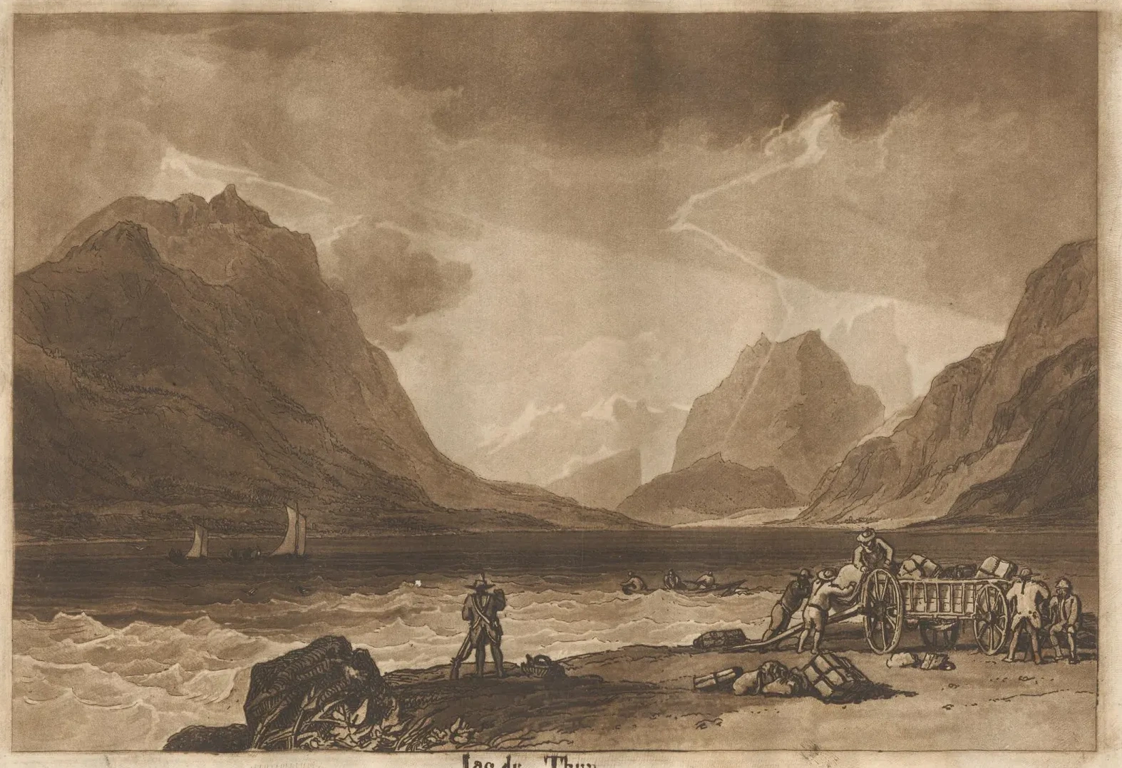 Lake of Thun, Switzerland, J. M. W. Turner