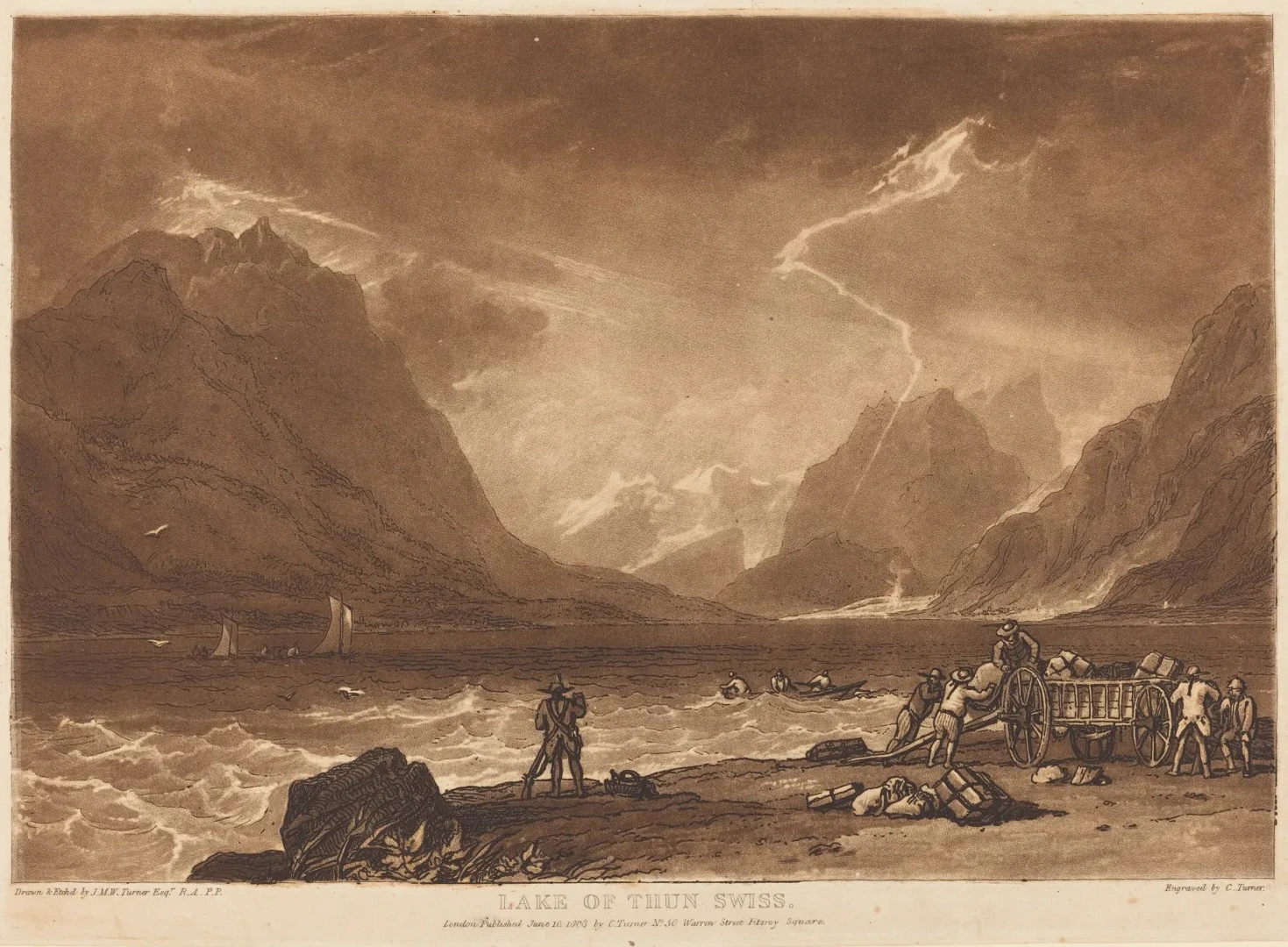 Lake of Thun, J. M. W. Turner
