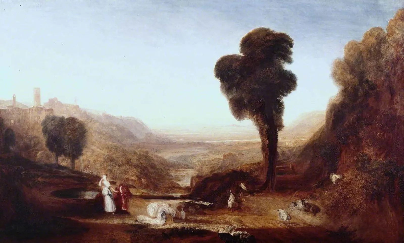 Landscape: Christ and the Woman of Samaria, J. M. W. Turner