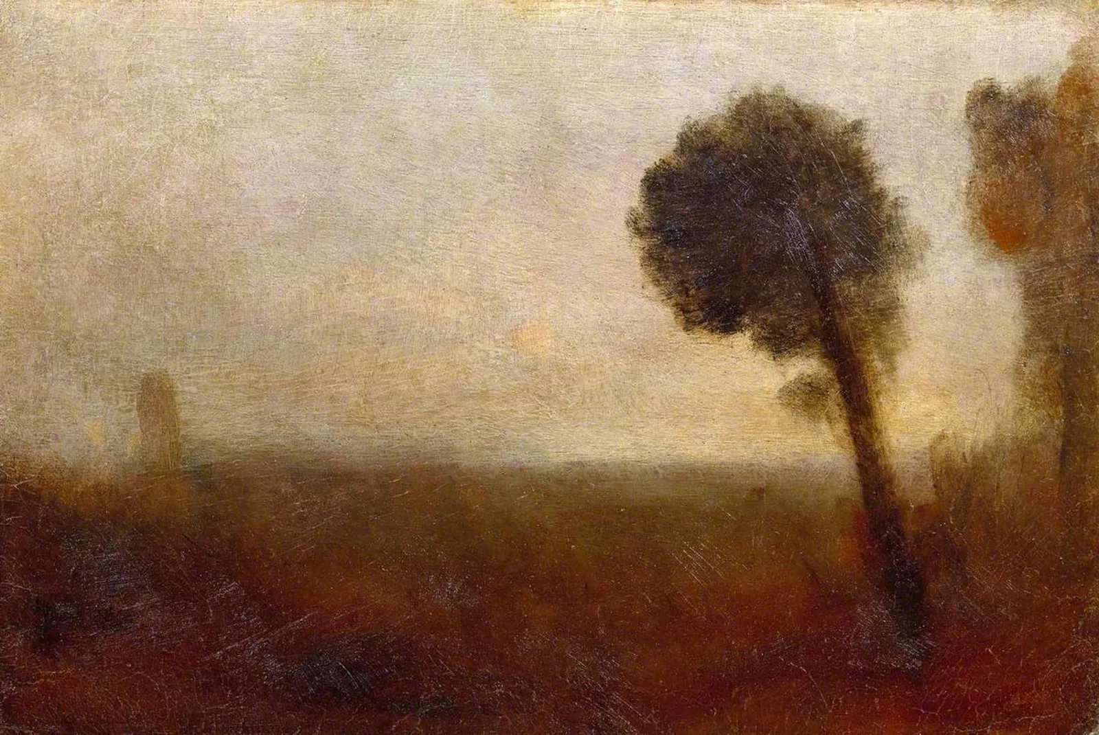 Landscape with a Tree on the Right, J. M. W. Turner