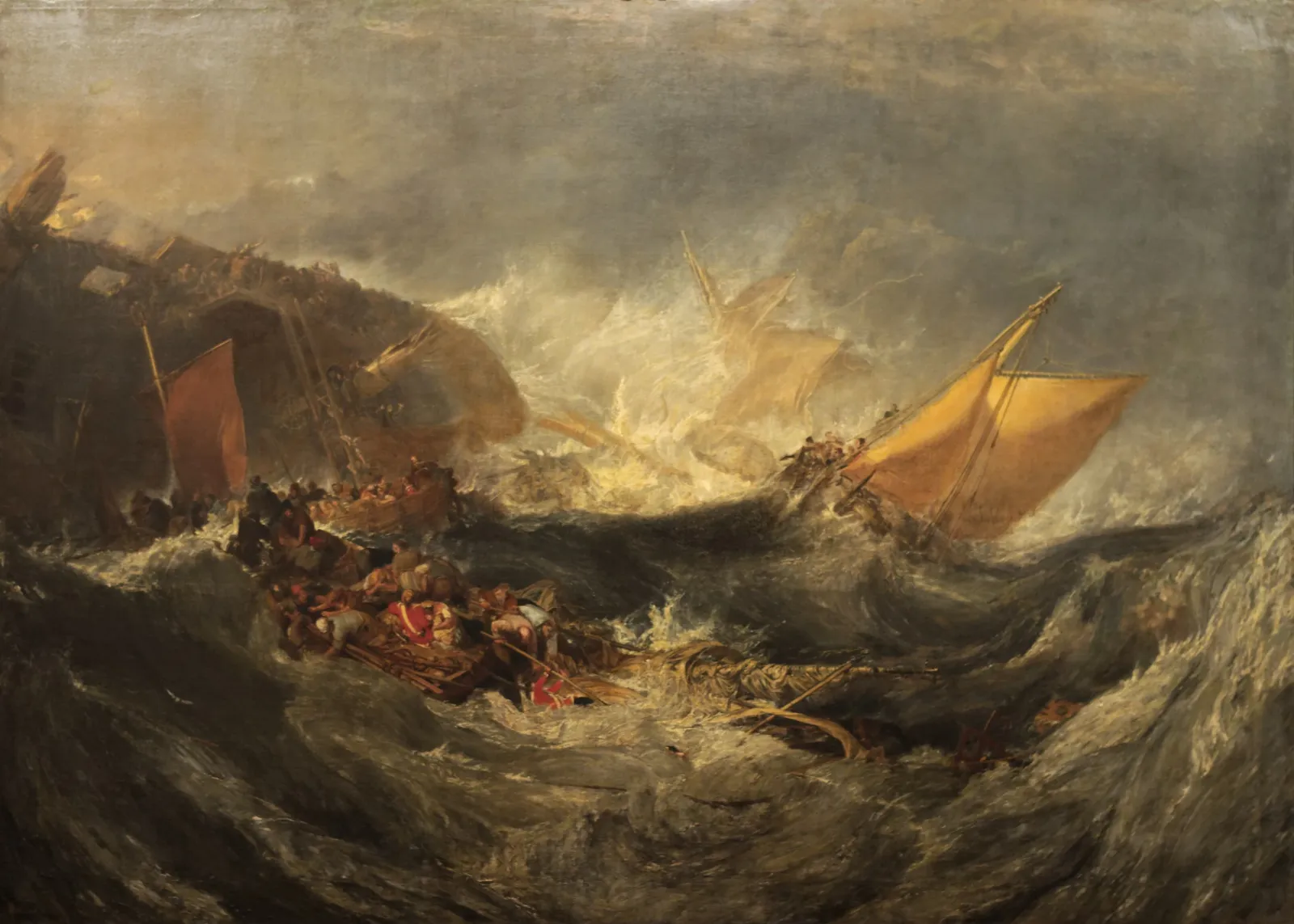 Le Naufrage du Minotaur, J. M. W. Turner