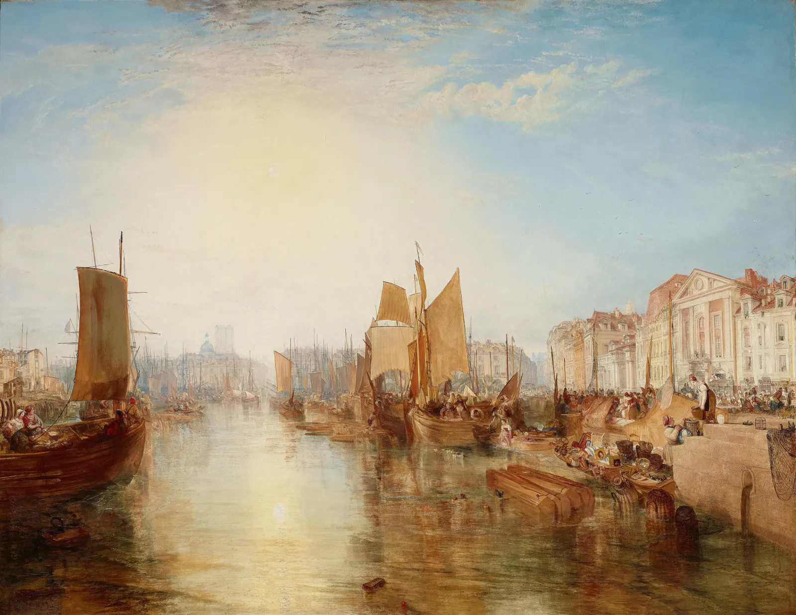 Le Port de Dieppe, J. M. W. Turner