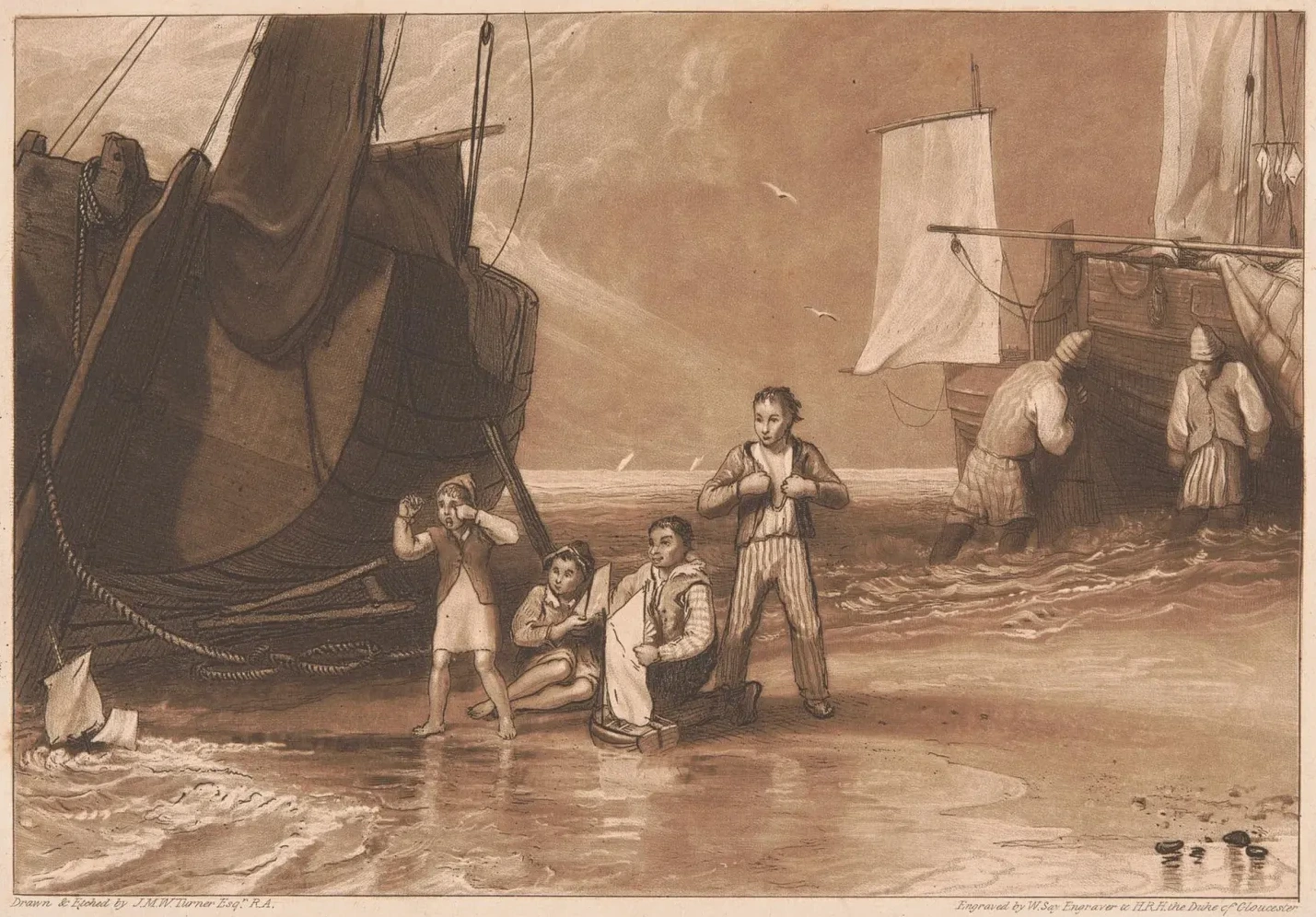 Marine Dabblers, J. M. W. Turner