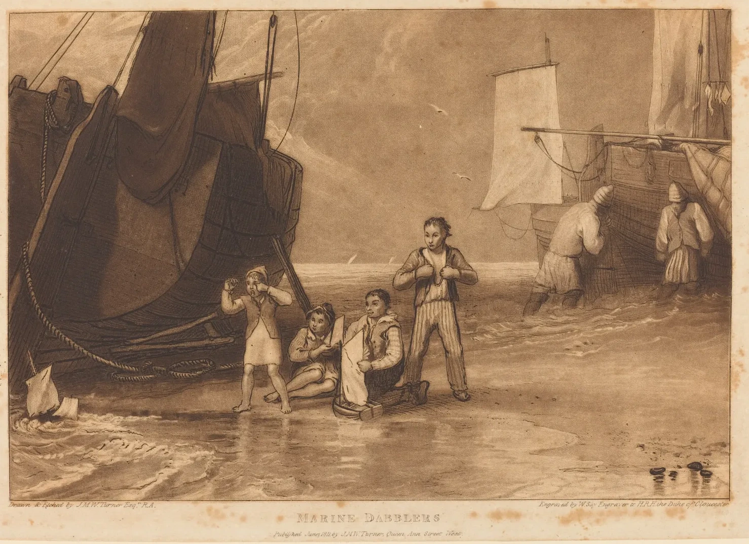 Marine Dabblers, J. M. W. Turner