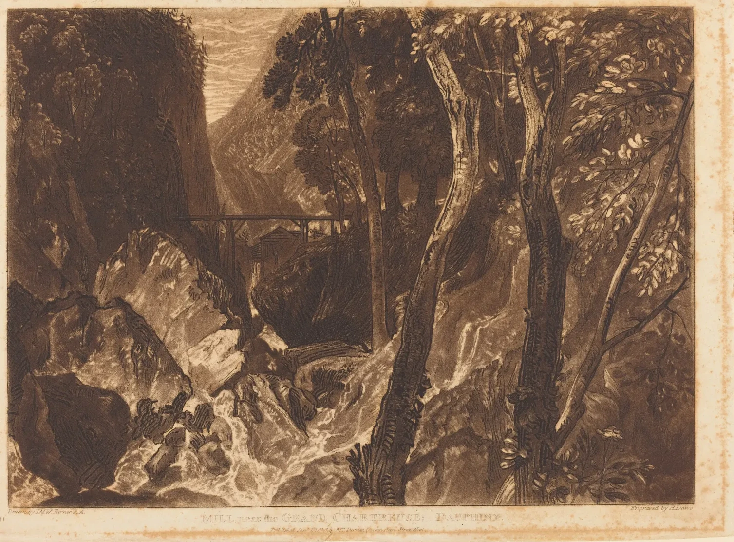 Mill near the Grand Chartreuse, J. M. W. Turner