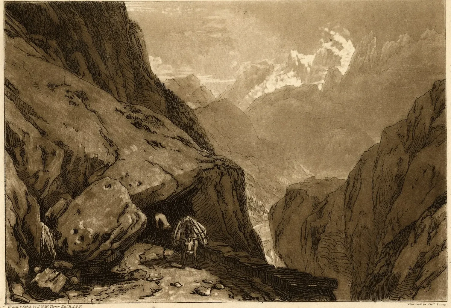 Mount Saint Gothard, J. M. W. Turner