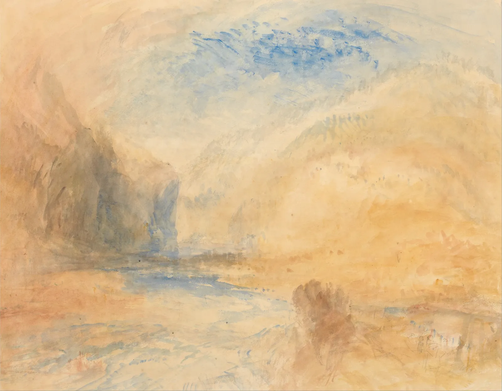 Mountain Landscape with Lake, J. M. W. Turner