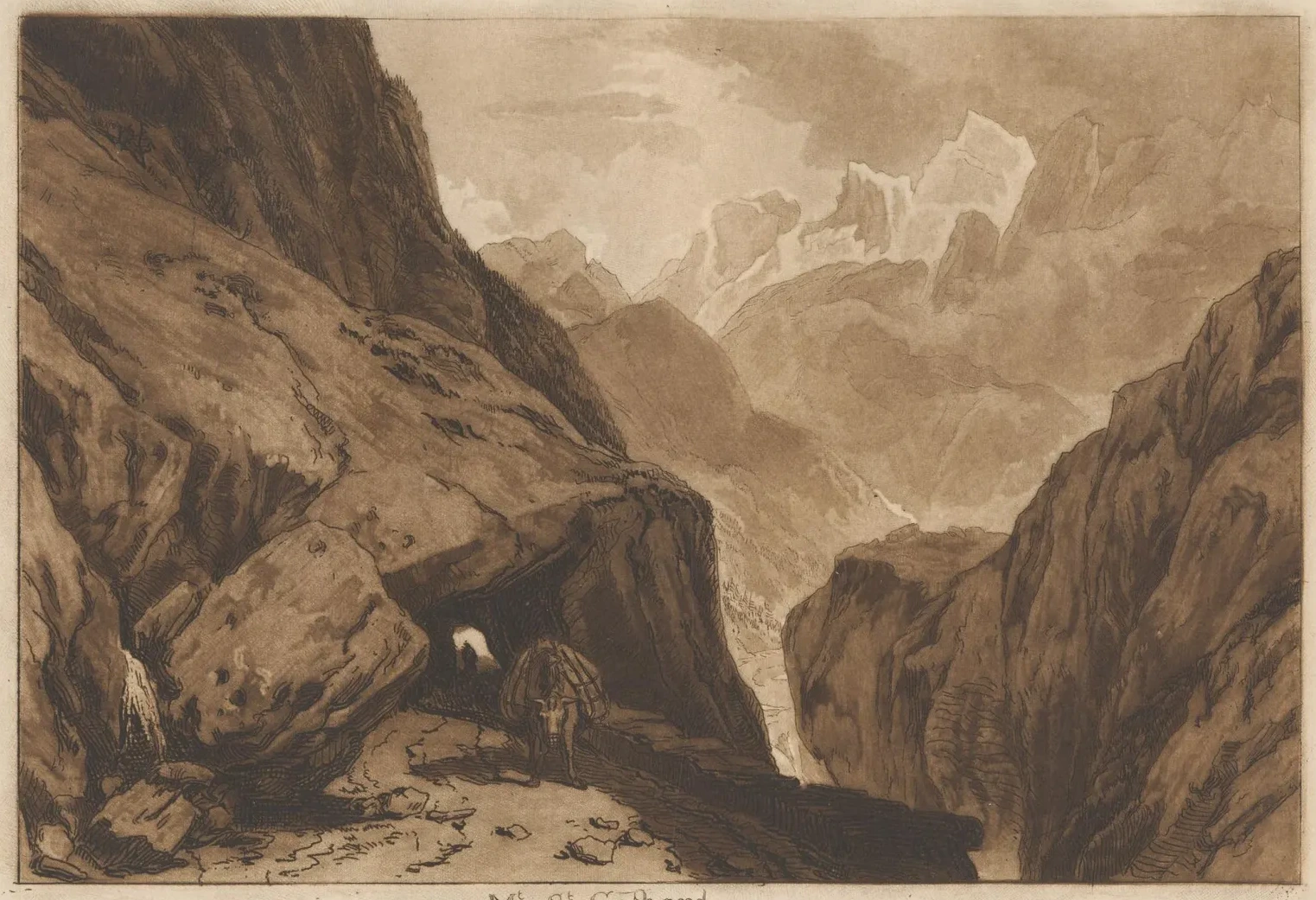 Mt. St. Gothard, J. M. W. Turner