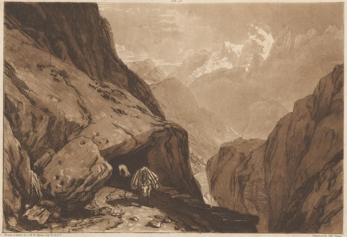 Mt. St. Gothard, J. M. W. Turner